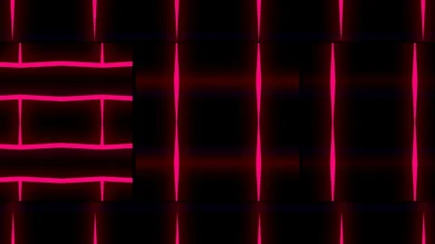 Background mirror abstract motion lines, screen music mapping. VJ night club Stock Footage 128220890