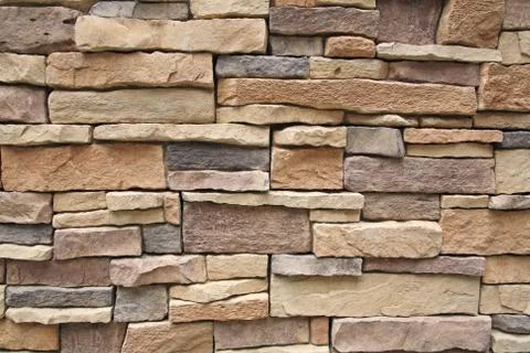 Background of Modern Brick Wall Surface Foto stock