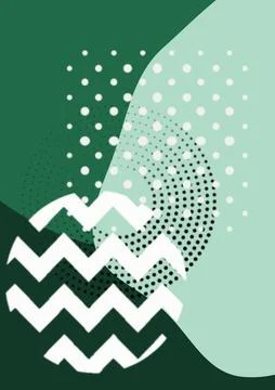 Background of modern simple minimalist abstracts with geometric shapes Stock Illustration