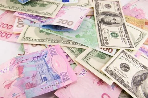 Background with money Stock Photos