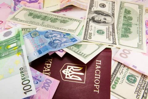 Background with money Stock Photos