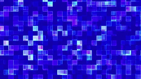 Background of mosaic line grid evolution and classification Video stock 145261823