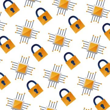 Background motherboard circuit security pattern Stock-Illustration