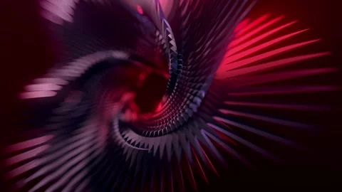 Background with motion of a black shiny figure. 3d rendering loop animation Stock Footage 286099481