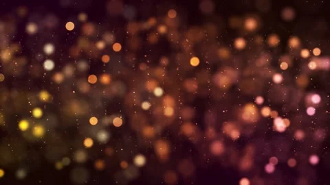 Background with motion of blurred particles on red background, background wi Stock Footage 243361958