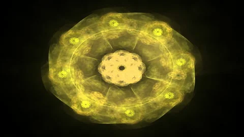 Background motion with fractal design. Stock Footage 153811348