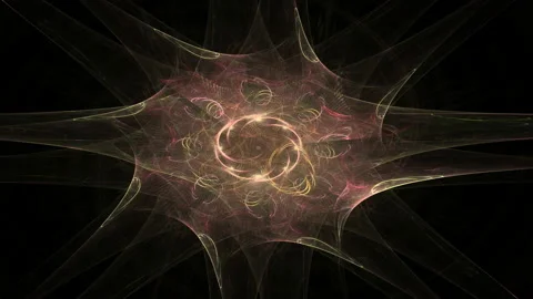 Background motion with fractal design. Video stock 155724830