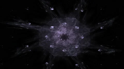 Background motion with fractal design. Video stock 157230072