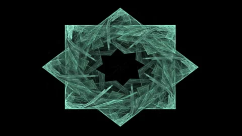Background motion with fractal design. Stock Footage 253426429