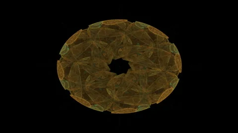 Background motion with fractal design. Stock Footage 284028968