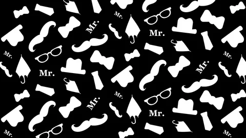 Background motion graphic pattern, Fathers Day concept Stock Footage 108511704