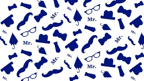 Background motion graphic pattern, Fathers Day concept Stock Footage 108511715