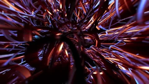 Background Motion Graphics Animated Background purple Golden Colors 03 스톡 동영상 195140069