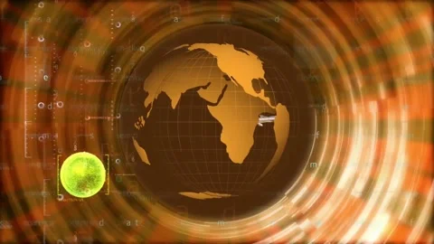 Background  Motion Graphics Animated World Background Stock Footage 172058612