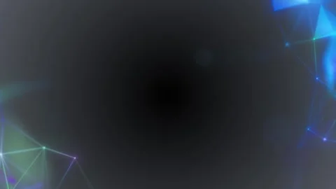 Background motion graphics. Defocused plexus. Seamless loop. Stock Footage 240600824