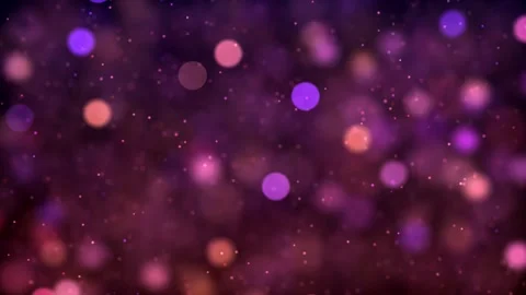 Background with the movement of small particles and bokeh, background with p Stock Footage 243442782