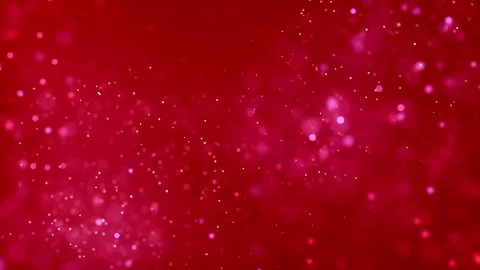 Background with the movement of white particles on a red background, backgro Stock Footage 243363241