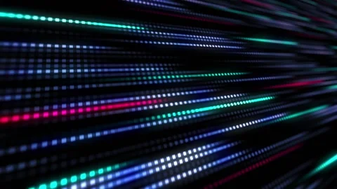 Background with moving blue and green lines Stock Footage 95320548