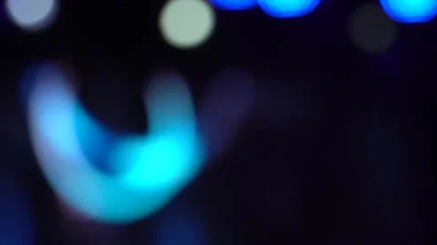 Background with moving blue lights Stock Footage 274366278