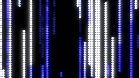 Background with moving circles in white and blue Video stock 166568540