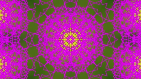 Background Moving Flowers Kaleida Stock Footage 73044699