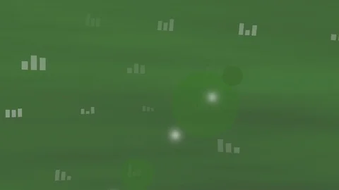 Background with moving Graphs Stock Footage 80408312