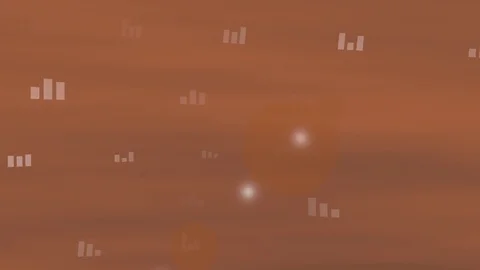 Background with moving Graphs Stock Footage 80408406