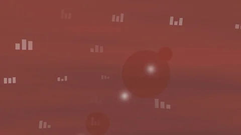 Background with moving Graphs Stock Footage 80408731