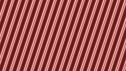 Background with moving to left side diagonal vertical red neon stripes. Stock Footage 120824488