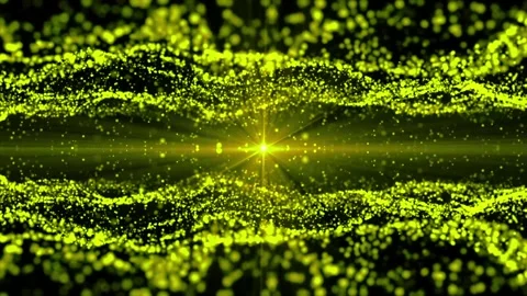 Background of moving particles Stock Footage 243582419