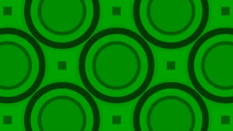 Background with moving pattern of circles and squares. Design. Moving ornament Stock Footage 167614173