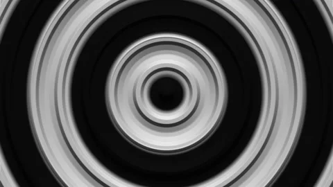 Background with moving round elements, simple shape, loop video Stock Footage 165163512