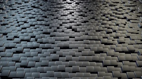 Background of moving simple geometric shapes. Stock Footage 124364449