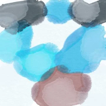 Background of multi-colored blurred watercolor spots Stock Illustration