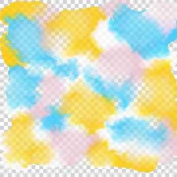 Background of multi-colored blurred watercolor spots Stock Illustration
