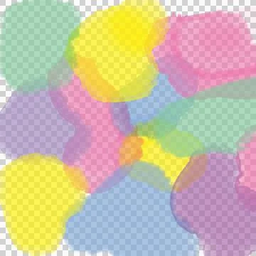 Background of multi-colored blurred watercolor spots Stock Illustration