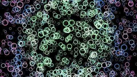 Background of multi-colored circles. Stock Illustration