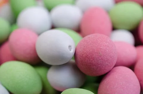 Background of multi-colored jelly close-up. Stock Photos