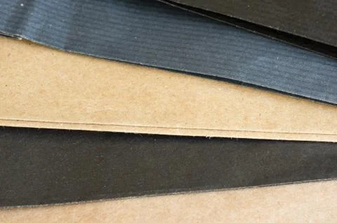 Background from multi-colored paper packages Stock Photos