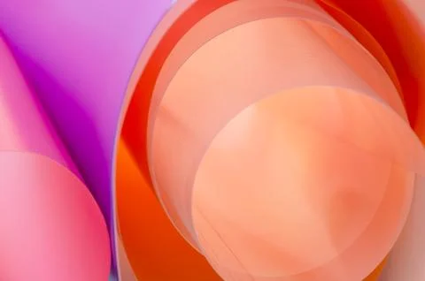 Background of multi-colored tubes with a gradient. Horizontal photo. Stock Photos