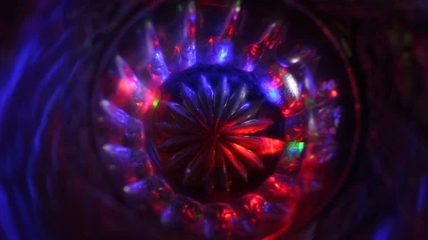 Background from multi-colored twinkling lights Stock Footage 105674259