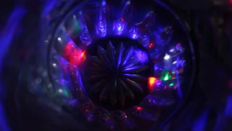 Background from multi-colored twinkling lights Stock Footage 105674397