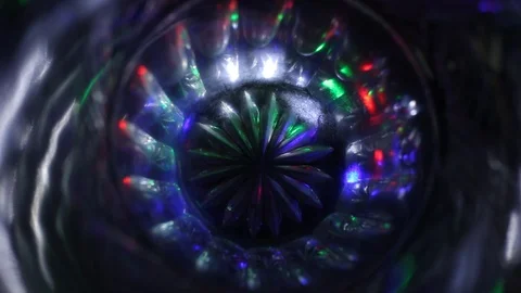 Background from multi-colored twinkling lights Stock Footage 105674464