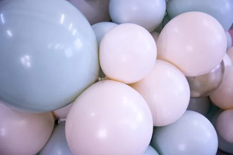 Background of multicolored balloons Stock Photos