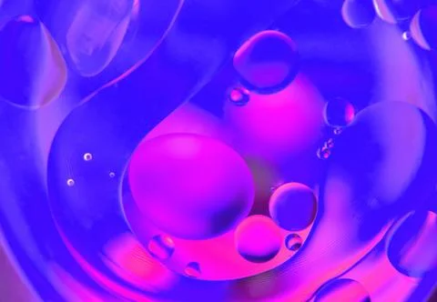 Background, multicolored balls, blur Stock Photos