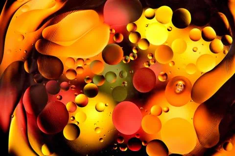 Background, multicolored balls, blur, texture, heterogeneous color Stock Photos