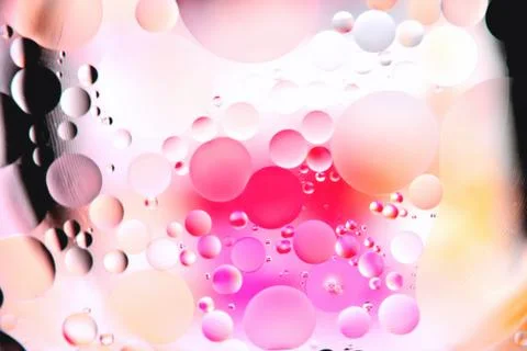 Background, multicolored balls, blur, texture, heterogeneous color Stock Photos