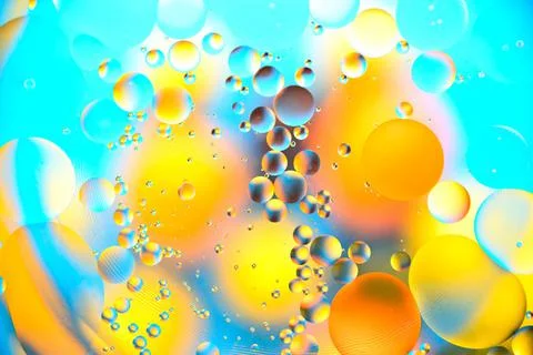 Background, multicolored balls, blur, texture Stock Photos