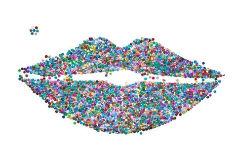 Background with multicolored dots Stock Photos