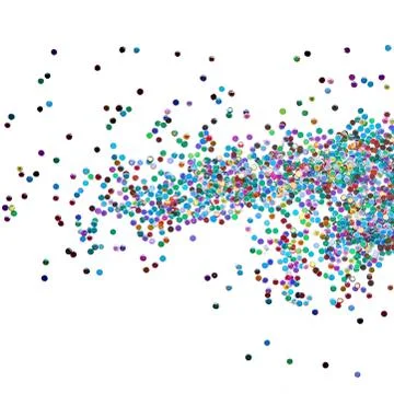 Background with multicolored dots Stock Photos